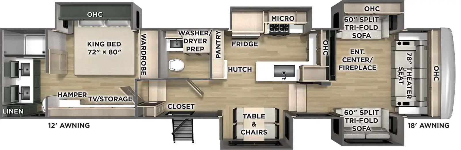 389FLH Floorplan Image
